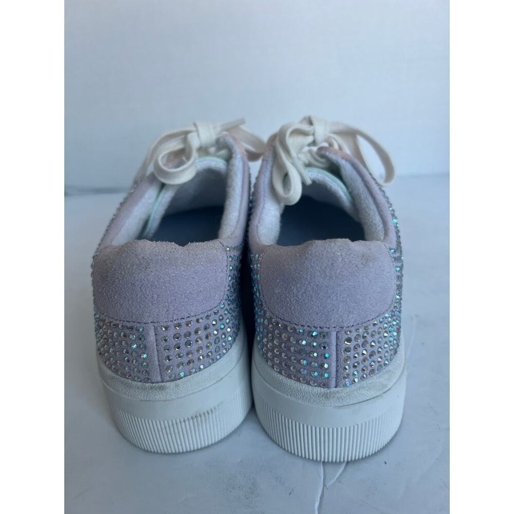 NWT Copper Key  Rosa Rhinestone Colorblock Platform Lace Up Low Top Sneakers 7 M - Picture 10 of 13